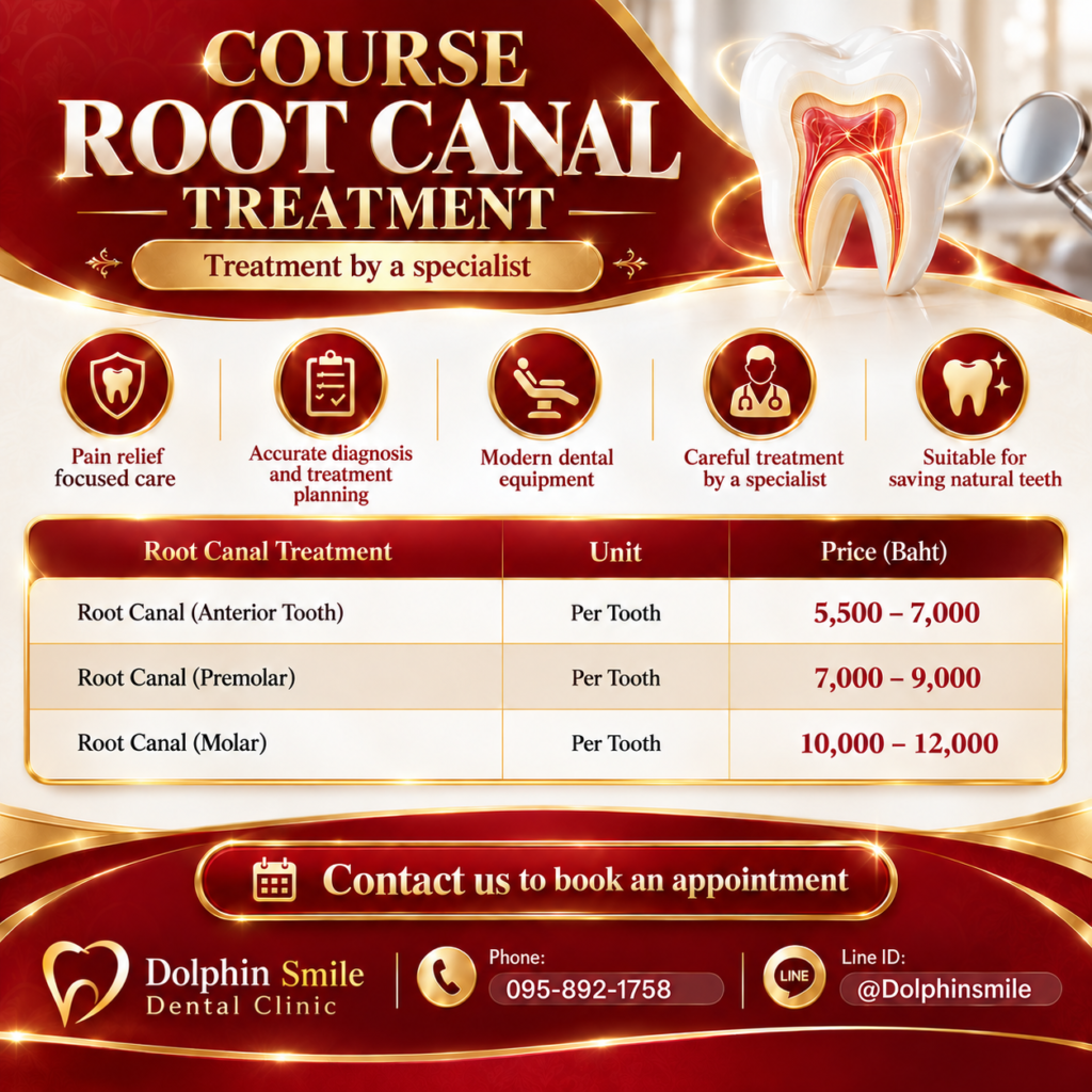 luxury root canal treatment poster